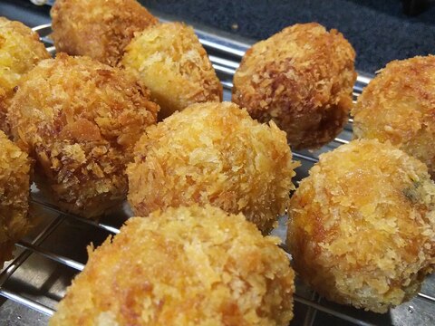 かぼちゃの煮物リメイクコロッケ